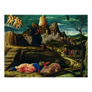 Póster Jesús ora en el Huerto de Getsemaní