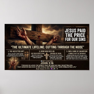 Póster Jesús Pagó el Precio