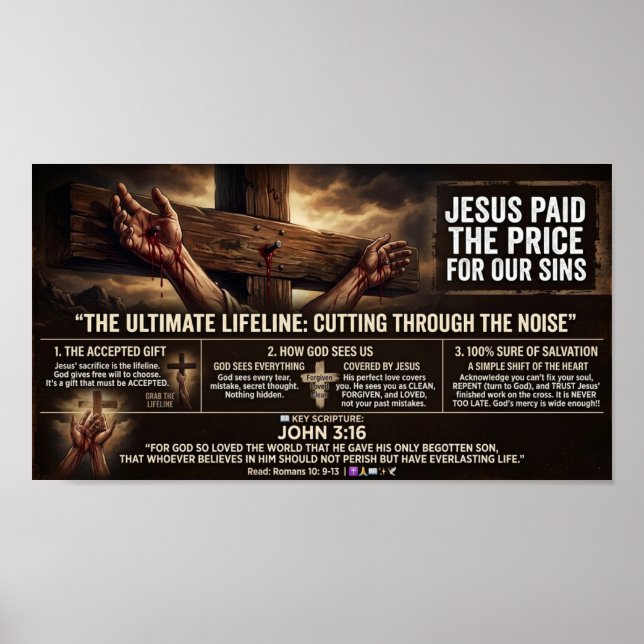 Póster Jesús Pagó el Precio  (Frente)