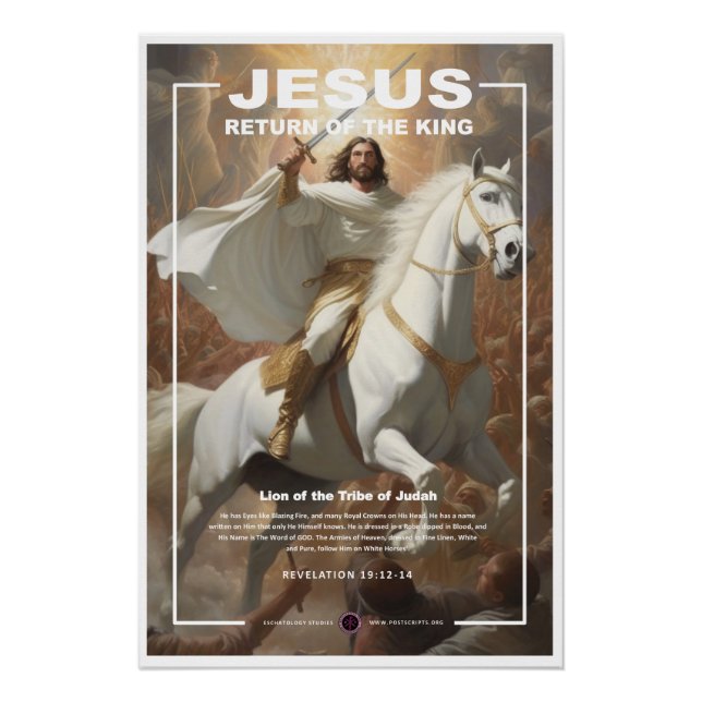 Póster Jesús - Retorno del Rey (Anverso)