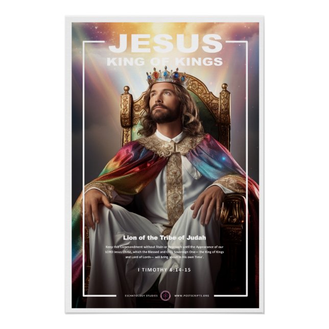 Póster Jesús - Rey de Reyes (Anverso)