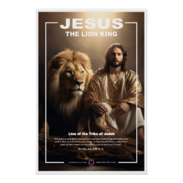 Póster Jesús - Rey León 1