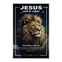 Póster Jesús - Rey León 3