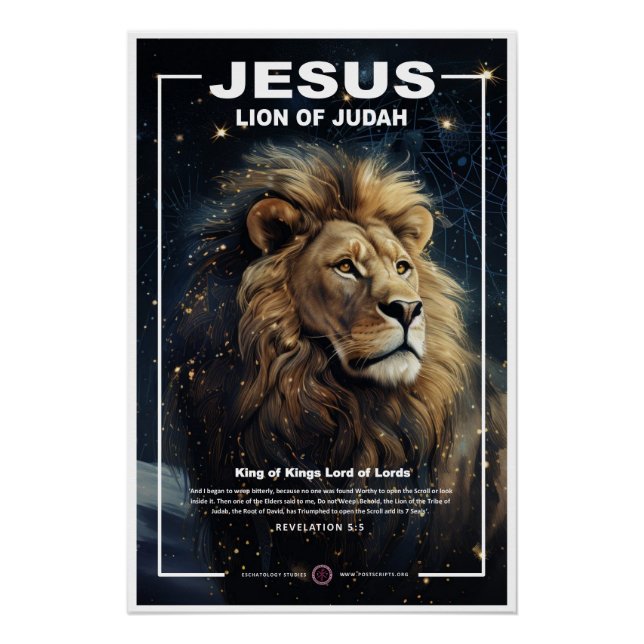 Póster Jesús - Rey León 3 (Anverso)