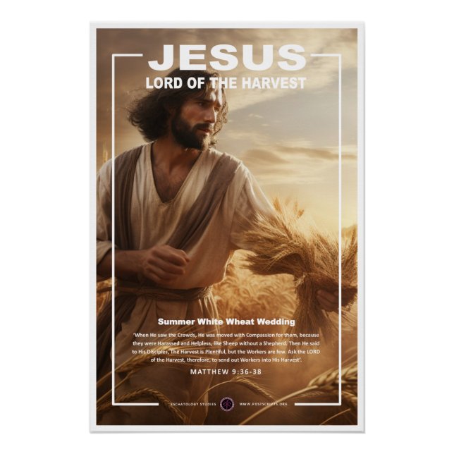 Póster Jesús - Señor de la Cosecha 1 (Anverso)