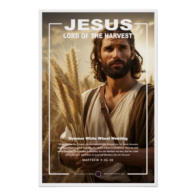 Póster Jesús - Señor de la Cosecha 2 (Anverso)