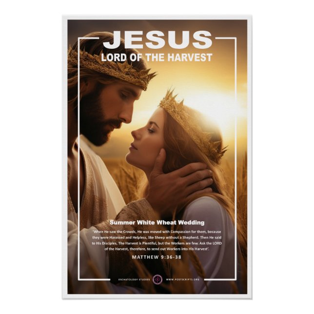 Póster Jesús - Señor de la Cosecha 3 (Anverso)