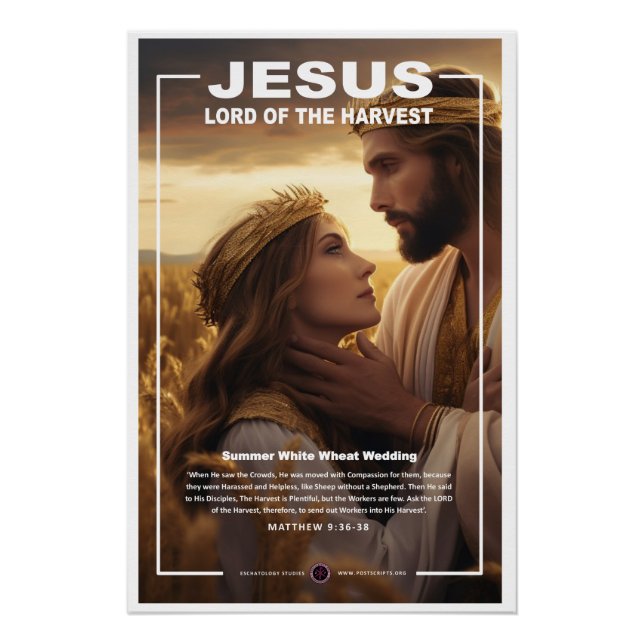 Póster Jesús - Señor de la Cosecha 4 (Anverso)