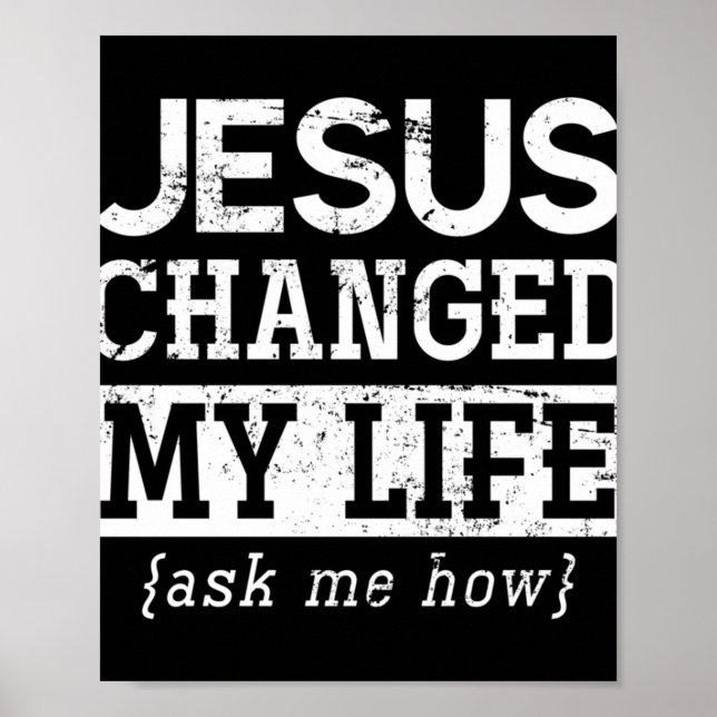 Póster Jesús Señor Regalo Cristiano Dios Salvador Jesús P (Frente)