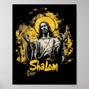 Póster Jesús Shalom El Señor Mi Paz El Señor Es Paz