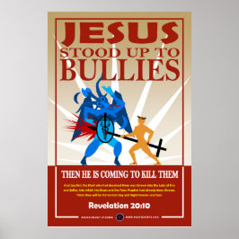 Póster Jesus Stood_Up to Bullies