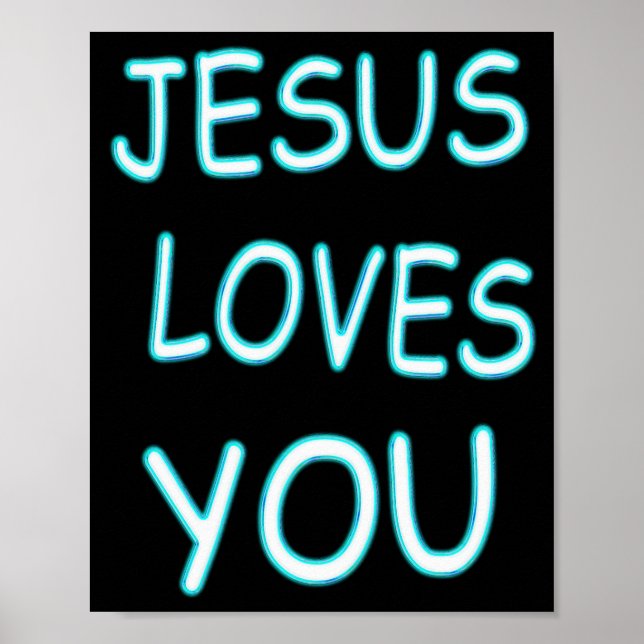 Póster Jesús te ama (Frente)