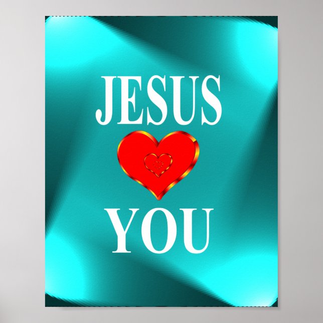 Póster Jesús te ama (Frente)