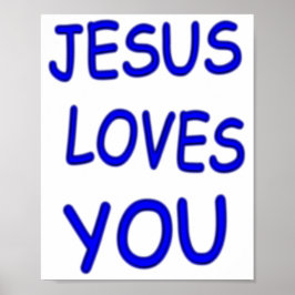 Póster Jesús te ama