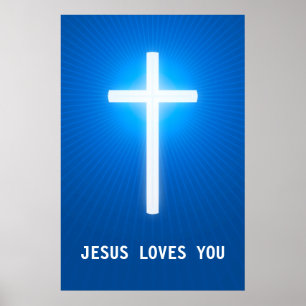 Póster JESÚS TE AMA - Cristiano