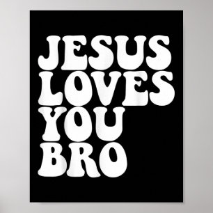 Póster Jesús Te Ama Hermano Iglesia Cristiana Jesús Ama Y