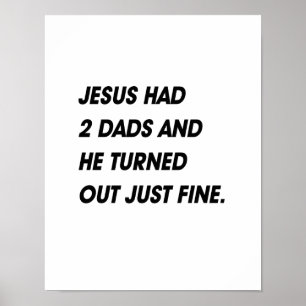 PÓSTER JESÚS TENÍA 2 PAPÁS Y RESULTADO MUY BIEN