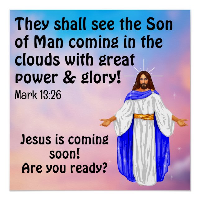 Póster ¡Jesús viene! (Anverso)