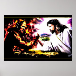 Póster Jesús Vs Satan - Armegeddon