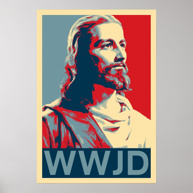 Póster Jesus WWJD (Frente)
