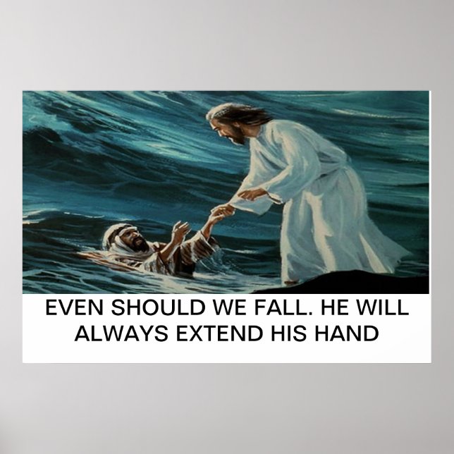 Póster Jesús y Peter Poster (Frente)