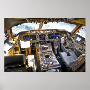 Póster Jet Cockpit comercial