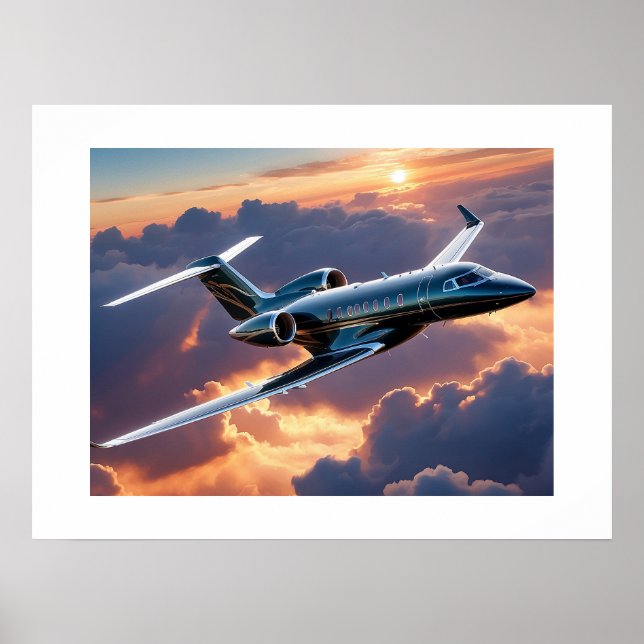 Póster Jet de lujo (Frente)