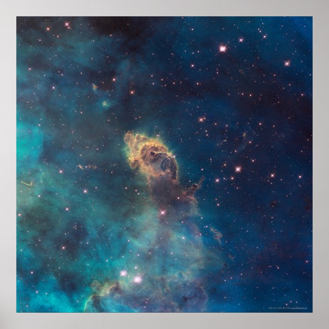 Póster Jet en Carina WFC3 UVIS 24x24 (24x24) (Frente)