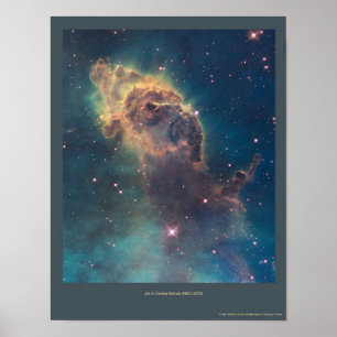 Póster Jet en la nebulosa de Carina (NGC 3372)