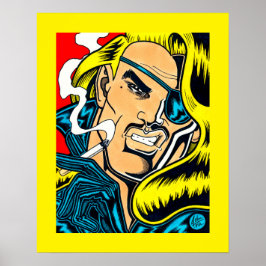 Póster Jet Latex™/Dangerous Blonde Poster