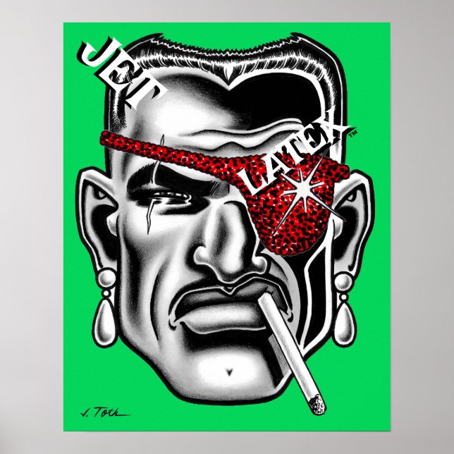 Póster Jet Latex™/Nariz Rota (Frente)