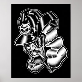 Póster Jet Latex™/Vaquero Espacial