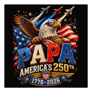 Póster Jets Águila Patrióticos América 250º