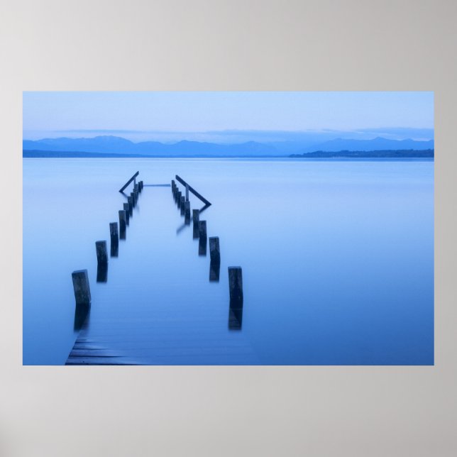 Póster jetty blue (Frente)