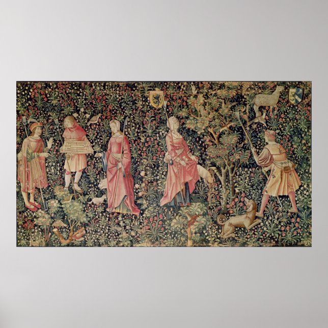 Póster Jeu de Marelle et Cueillette de Fruits (Frente)