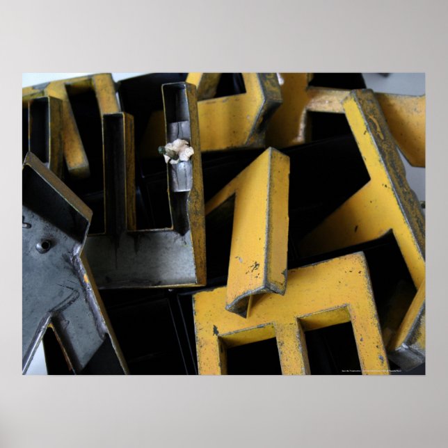 Póster Jeux de Construction Building's Game Letter Poster (Frente)