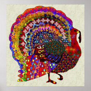 Póster Jeweled Turkey