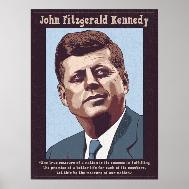 Póster JFK - Medida (Frente)