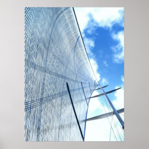 Póster Jib Sail and Mast Sailing Picture