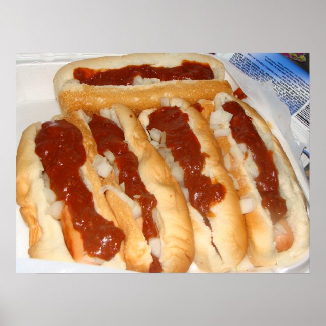 Póster jibjab hot dogs (Frente)