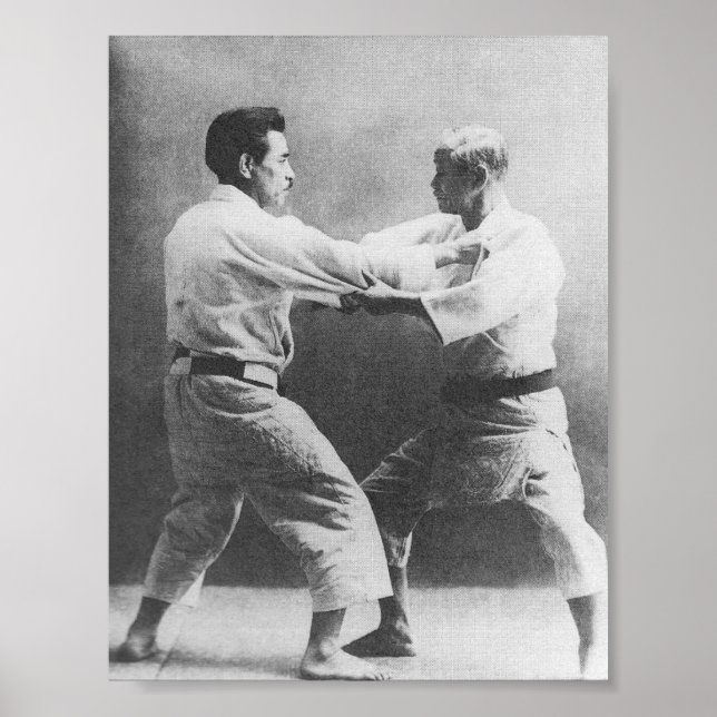 Póster Jigoro Kano y Kyuzo Mifune (Frente)