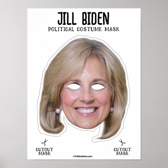 Póster Jill Biden Costume Mask (Frente)