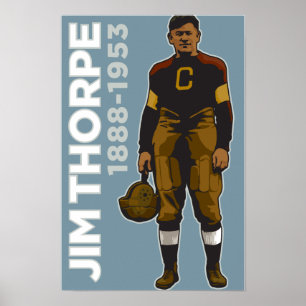Póster Jim Thorpe, poster Todo-Americano