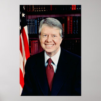 Póster Jimmy Carter, presidente de Estados Unidos