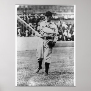 Póster Jimmy Sheckard, jugador de béisbol Chicago Cubs