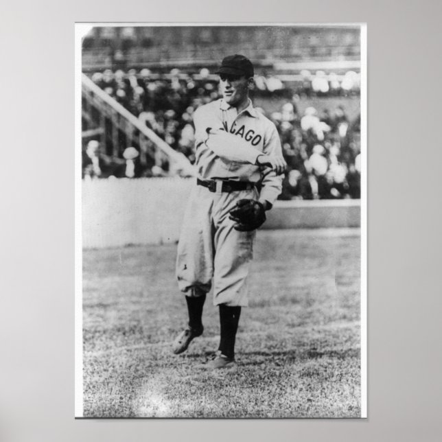 Póster Jimmy Sheckard, jugador de béisbol Chicago Cubs (Frente)