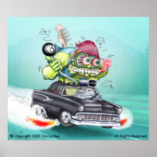 Póster Jimmy's Jalopy Monster Poster