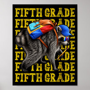 Póster Jimothy Mapache de Quinto Grado De Vuelta Al Coleg