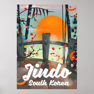 Póster Jindo South korea