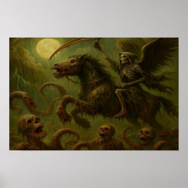 Póster Jinete de la Peste  (Frente)